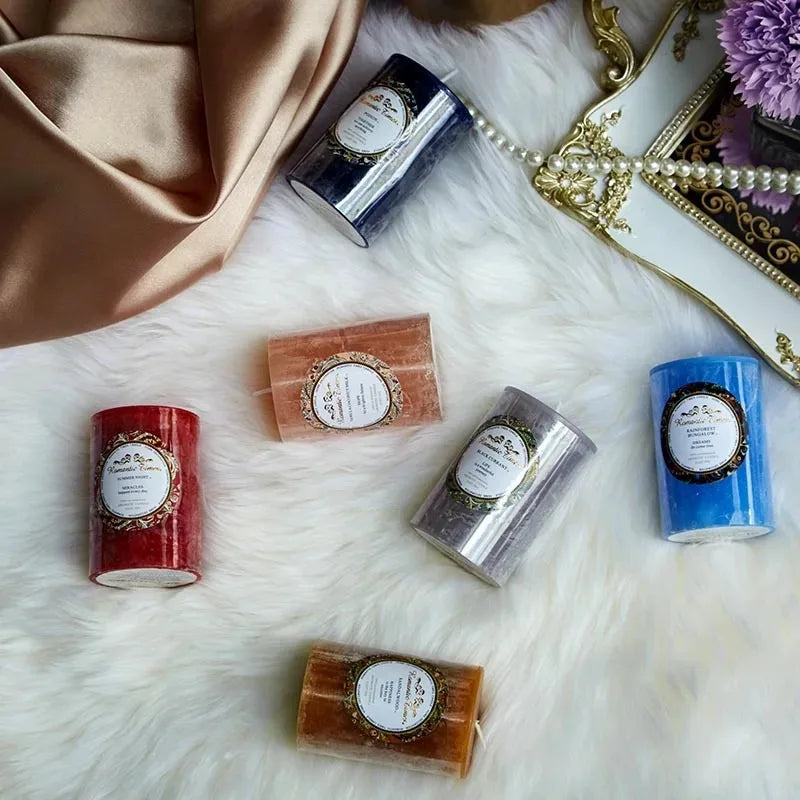 Bougies parfumées artisanales en cire naturelle, Décoration & bien- être